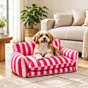 striped pet bed manufacturer
